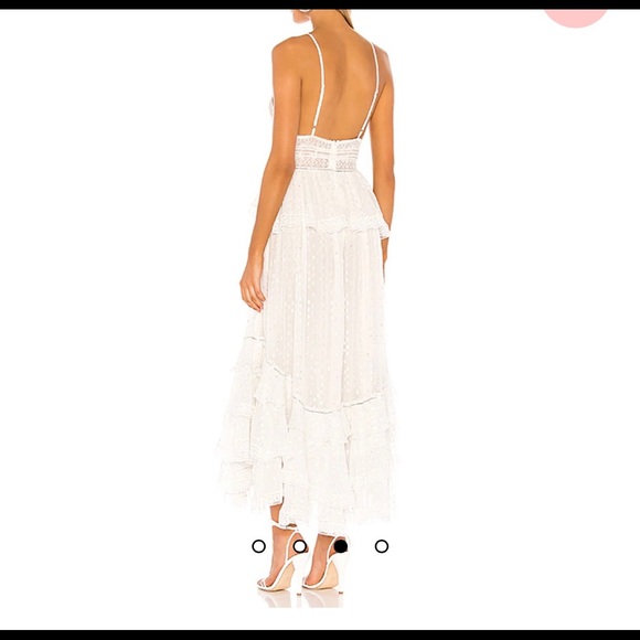 ROCOCO SAND BRIDAL WHITE DRESS - Engagement - Shower  - Wedding Dress - Picture 3 of 4